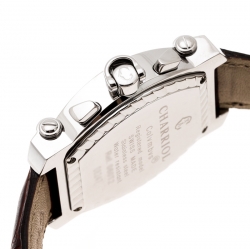 Pre Owned Charriol Brown Stainless Steel Colvmbvs 060T2 Men's Wristwatch 35 mm