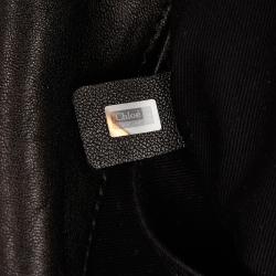 Chloe Black Leather Vanessa Messenger Bag
