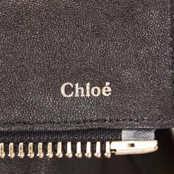 Chloe Black Leather Vanessa Messenger Bag