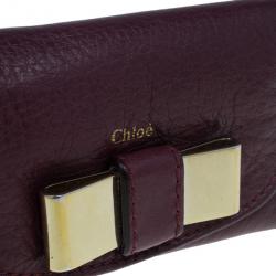 Chloe Plum Bow Key Holder