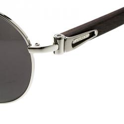 Chopard Brown/Smoke Polarized SCHA55V 579P Aviator Sunglasses