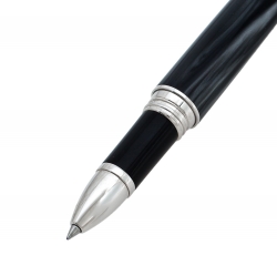 Chopard Racer Dark Grey Resin Palladium Plated Rollerball Pen
