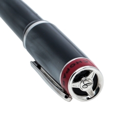 Chopard Racer Dark Grey Resin Palladium Plated Rollerball Pen
