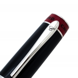 Chopard Racer Dark Grey Resin Palladium Plated Rollerball Pen
