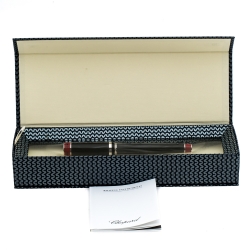 Chopard Racer Dark Grey Resin Palladium Plated Rollerball Pen
