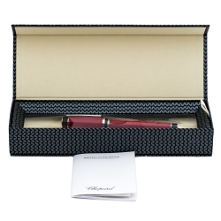 Chopard Racer Red Resin Palladium Plated 95013-0370 Ballpoint Pen