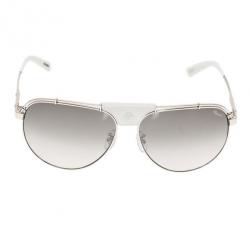 Chopard Silver and White SCHA12M Aviators