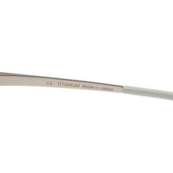 Chopard Silver and White SCHA12M Aviators