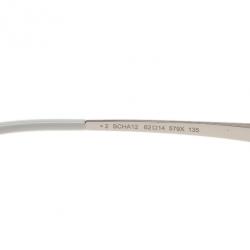 Chopard Silver and White SCHA12M Aviators