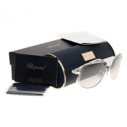 Chopard Silver and White SCHA12M Aviators