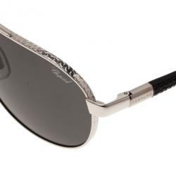 Chopard Silver SCHA03 Polarized Aviators