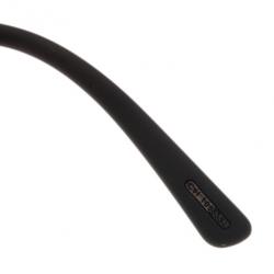 Chopard Silver and Black SCH907 Polarized Aviators