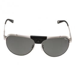 Chopard Grey and Black SCHA12M Polarized Aviators