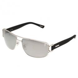 Chopard Silver and Black SCH905 Polarized Sunglasses