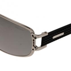 Chopard Silver and Black SCH905 Polarized Sunglasses
