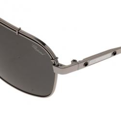 Chopard Grey and Black SCHA02M Polarized Aviators