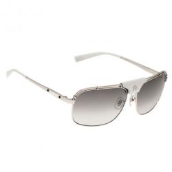 Chopard Silver and White SCHA02M Aviators