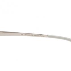 Chopard Silver and White SCHA02M Aviators