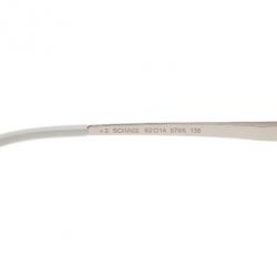 Chopard Silver and White SCHA02M Aviators