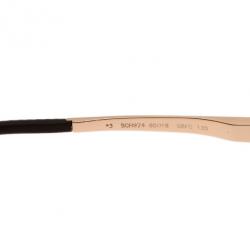 Chopard Gold and Brown SCH974 Aviators