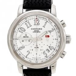 Chopard Silver Stainless Steel Mille Miglia 8511 Men's Wristwatch 42 mm