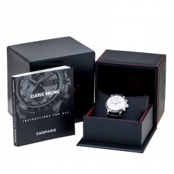 Chopard Silver Stainless Steel Mille Miglia 8511 Men's Wristwatch 42 mm
