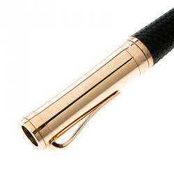 Chopard Classic Racing Rubber & Rose Gold Plated Fountain Pen 