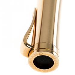 Chopard Classic Racing Rubber & Rose Gold Plated Fountain Pen 
