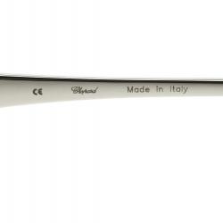 Chopard Blue/Silver SCH870S Aviator Sunglasses