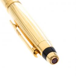 Pre Owned Chopard Gold Plated Metal Black Resin San Marco Ballpoint pen