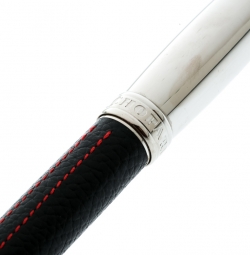 Chopard Il Classico Black Leather Palladium Finish Rollerball Pen