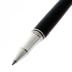 Chopard Il Classico Black Leather Palladium Finish Rollerball Pen