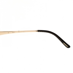 Chopard Gold/Black Purple Mirror SCH870S Aviator Sunglasses