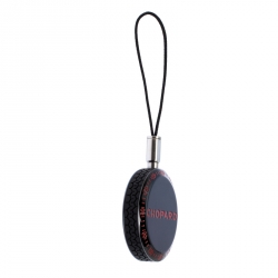 Chopard Black Classic Racing 95016-0030 Black Cord Round Keychain