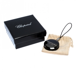 Chopard Black Classic Racing 95016-0030 Black Cord Round Keychain