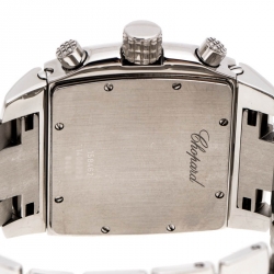 Chopard Black Stainless Steel Two O Ten 158462-3001 Men's Wristwatch 39 mm