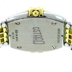 Pre Owned Chopard GSTAAD 33/8121 18k Yellow Gold & Stainless Steel Diamonds Quartz Watch