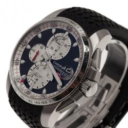 Pre Owned Chopard Black Stainless Steel 0463/2011 Mille Miglia Men's Wristwatch 45MM