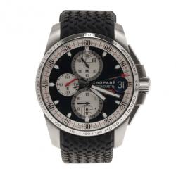 Pre Owned Chopard Black Stainless Steel 0463/2011 Mille Miglia Men's Wristwatch 45MM