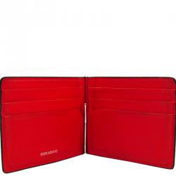 Pre Owned Dior Black Homme Leather Wallet