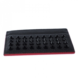 Christian Louboutin Black Leather Kios Card Holder