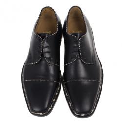 Christian Louboutin Black Python Trim Oxfords Size 40