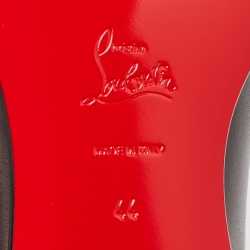 Pre Owned Christian Louboutin Black Leather Greggo Oxfords Size 44