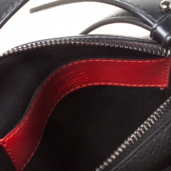 مملوكة مسبقًا حقيبة كروس كريستيان لوبوتان بينيش ريبورتر مرصعة جلد أسود