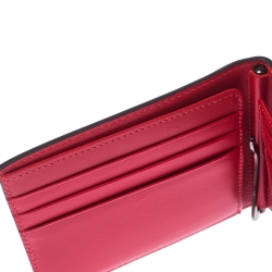 Christian Louboutin Tan Leather Clipsos Studded Bi Fold Wallet