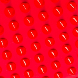 Pre Owned Christian Louboutin Neon Orange Leather Clipsos Studded Bifold Wallet