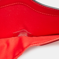 Christian Louboutin Black/Red Leather and Rubber Coolcard Sneakers Wallet
