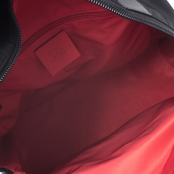 Pre Owned Christian Louboutin Black Nylon Backloubi Backpack