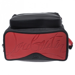 Pre Owned Christian Louboutin Black Nylon Backloubi Backpack