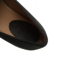 Christian Louboutin Black Suede Alentoro Espadrille Size 42